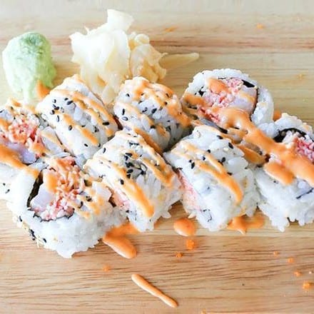 Spicy Shrimp & Crab Roll.