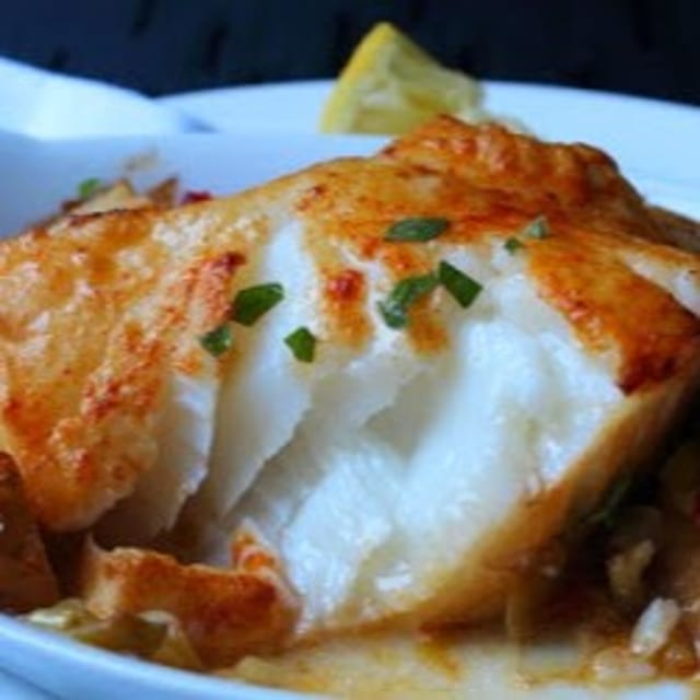 Miso-Glazed Chilean Seabass.