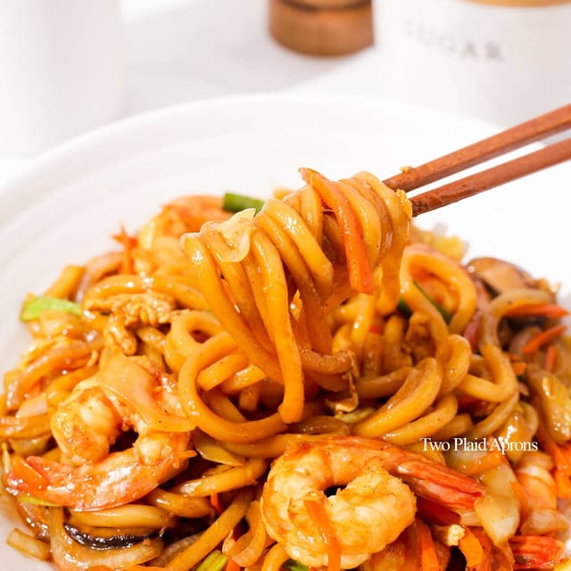 Shrimp Udon.