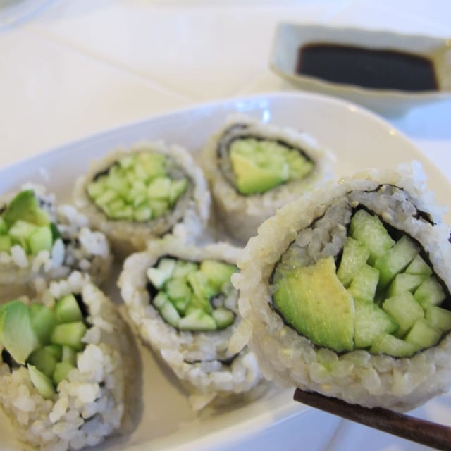 Avocado & Cucumber Roll.