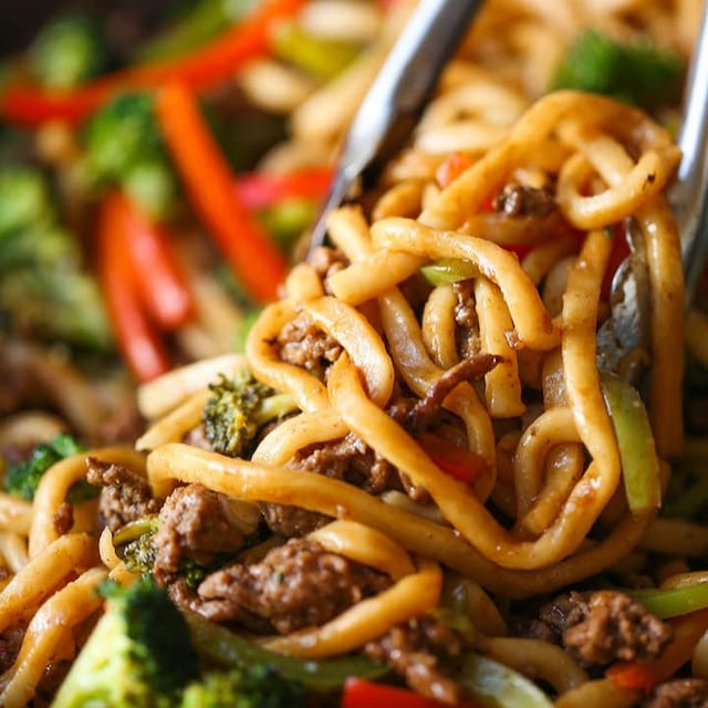 New York Striploin Steak Udon.